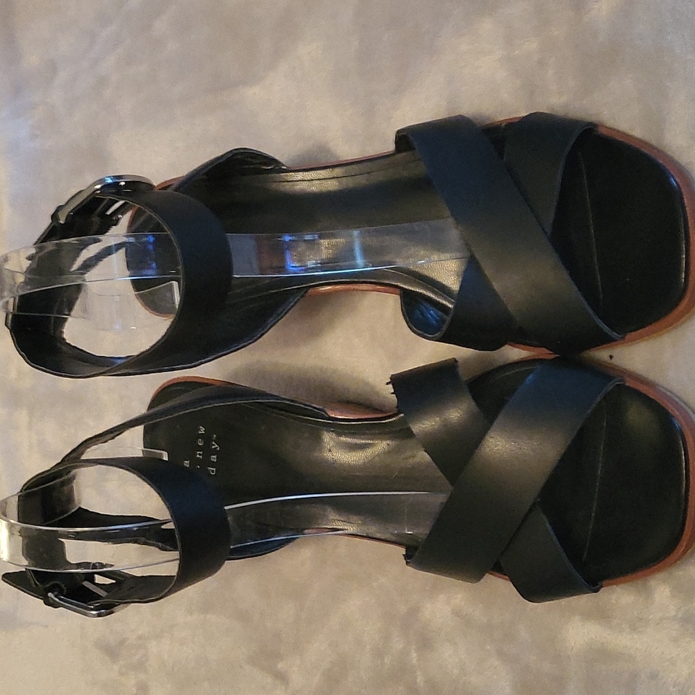 A New Day Strappy Wedge Sandals